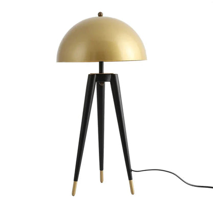 DecorBites™ Coyote Gold Tripod Floor Lamp for Home Decor in Living Room or Bedroom
