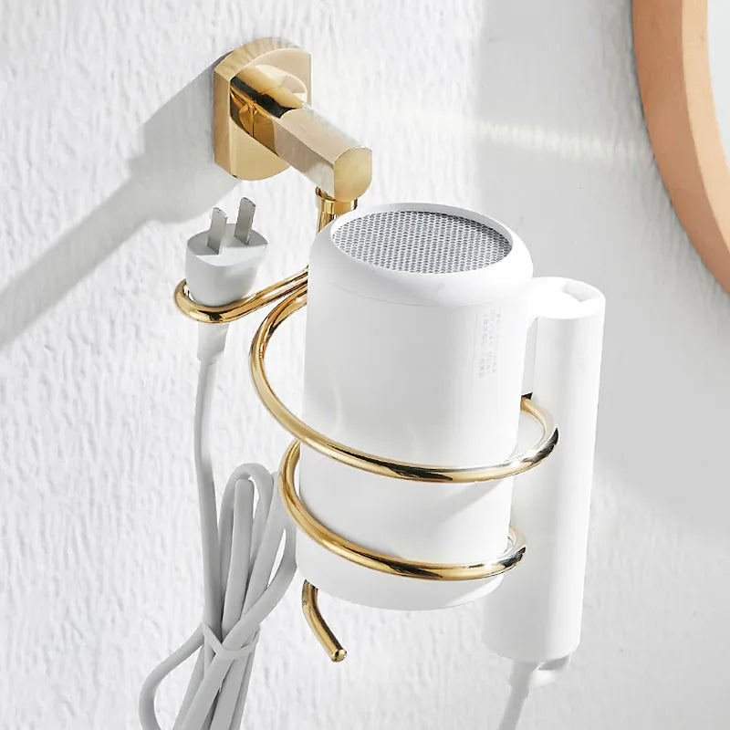 Gold Wall Hair Organizer