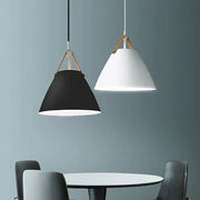 Iron Leather Pendant Light