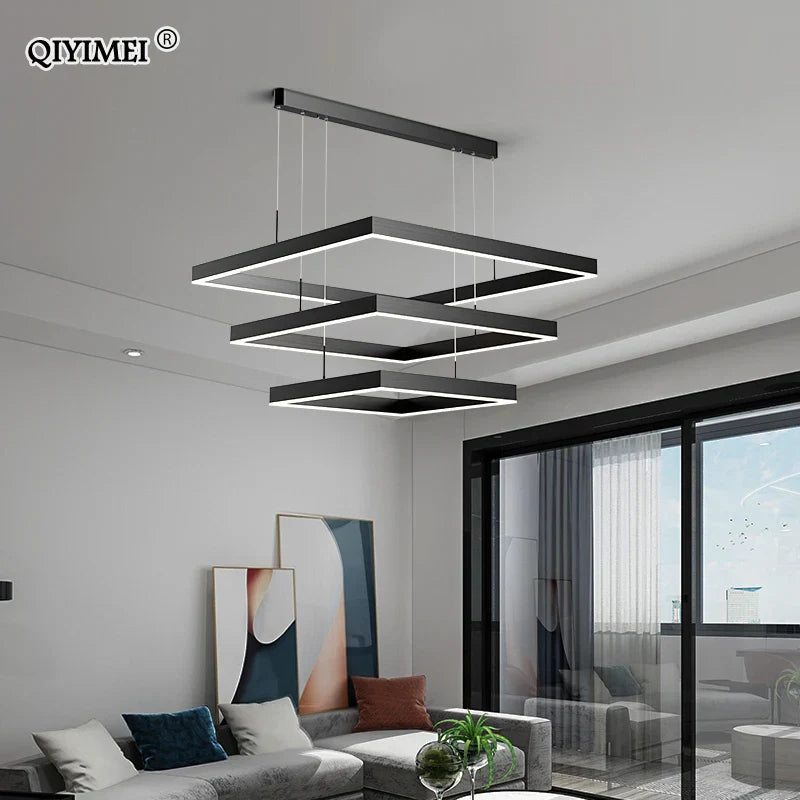 Aluminum Modern LED Chandelier