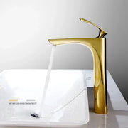 Gold Deck Mounted Faucet