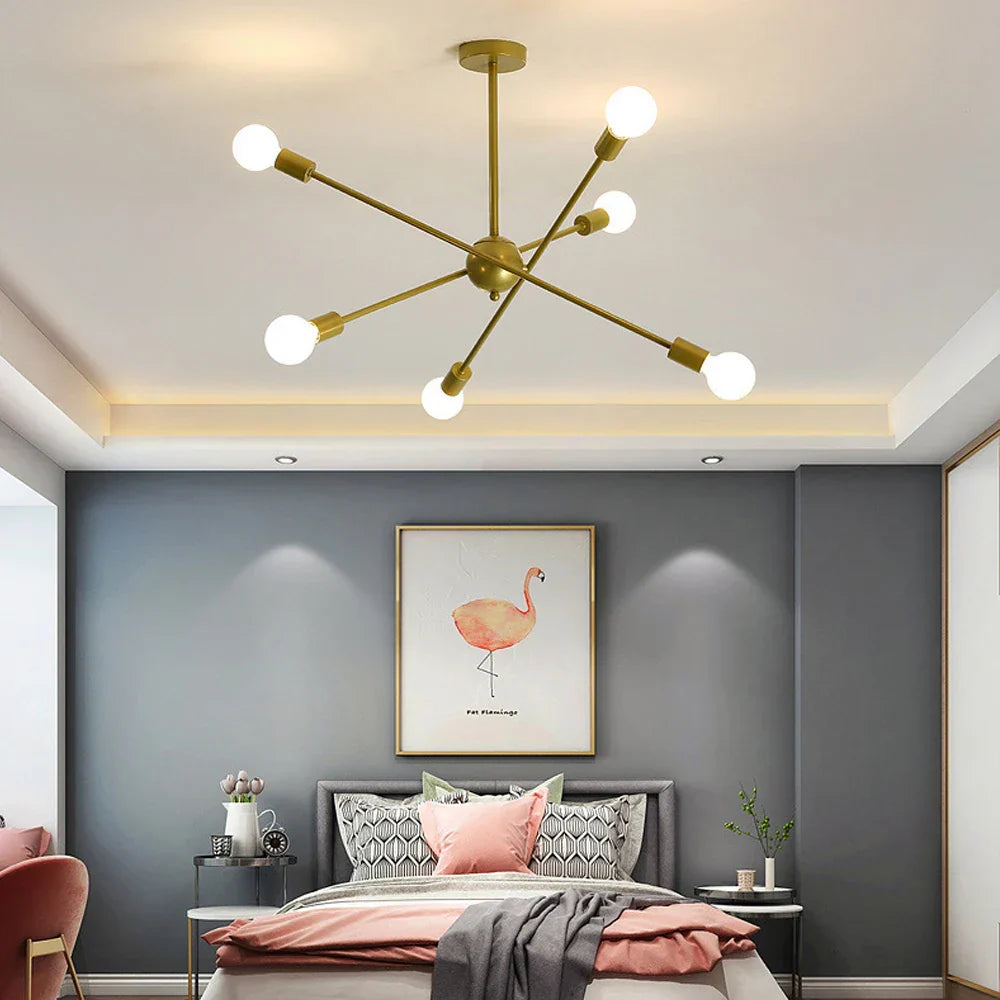 Industrial Sputnik Chandelier