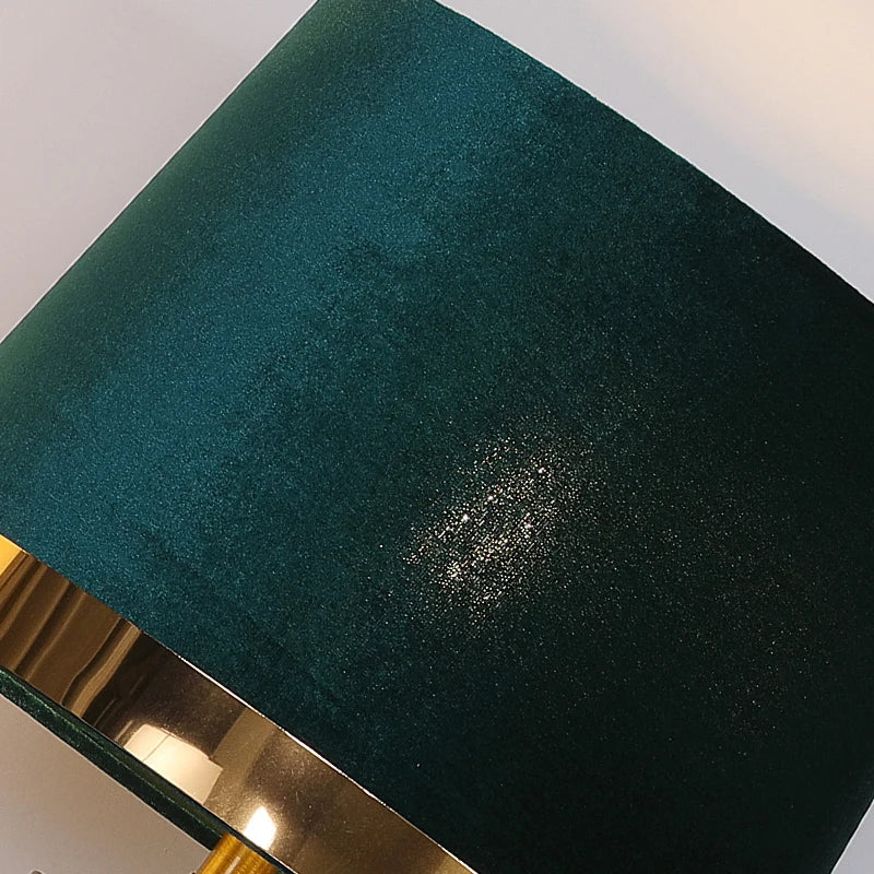 Gold Edge Cloth Lampshade