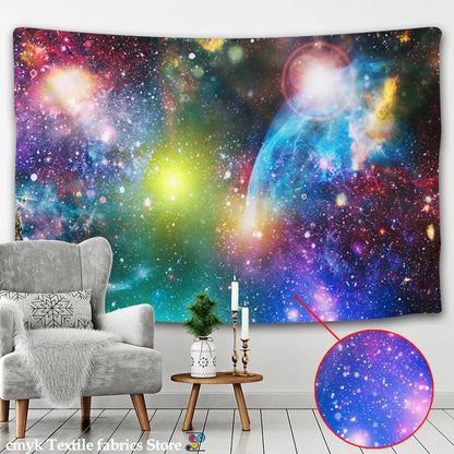 DecorBites™ Galaxy Tapestry: Psychedelic Hippie Home Decor & Wall Hanging