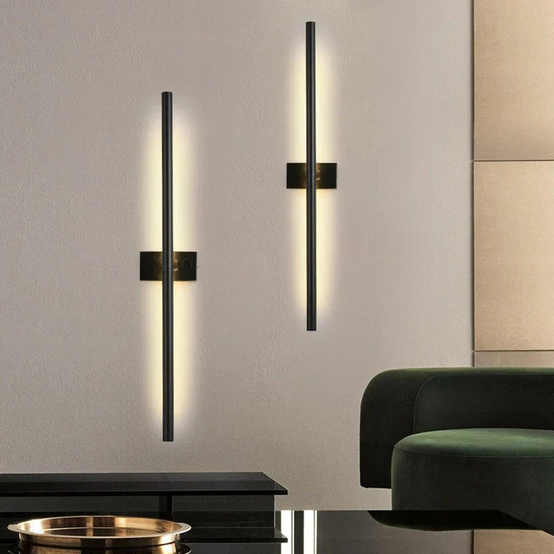Gold LED Wall Light Linear 120cm Bathroom Mirror