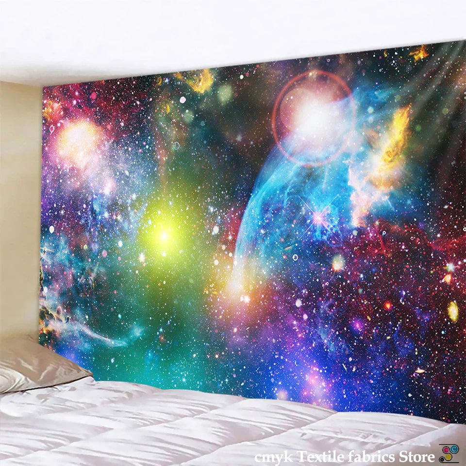 DecorBites™ Galaxy Tapestry: Psychedelic Hippie Home Decor & Wall Hanging