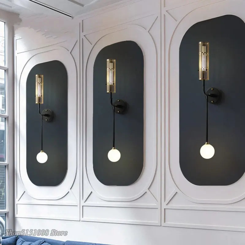 DecorBites™ LED Wall Lamp: Modern Nordic Living Room Light for Luxury Decor