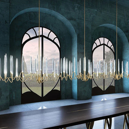 DecorBites™ Crystal LED Chandelier: Nordic Luxury Tree Branch Design for Wedding Decor Villas & LOFTs