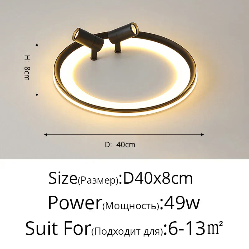 Gold LED Indoor Chandelier 60cm Showroom Style