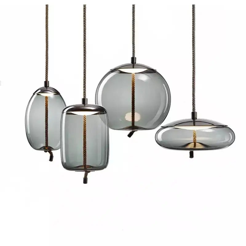 Glass Knot Pendant Light
