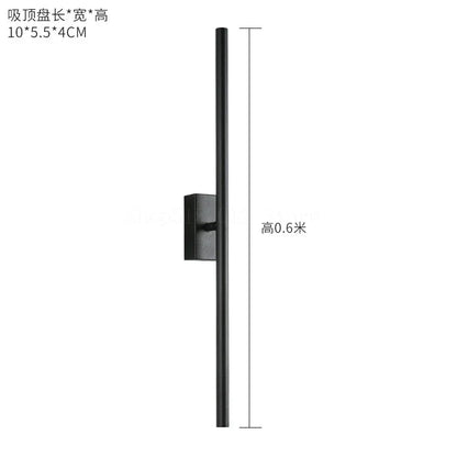 DecorBites™ Linear Metal Tubes LED Wall Light Gold for Modern Living Room & Bathroom Mirrors