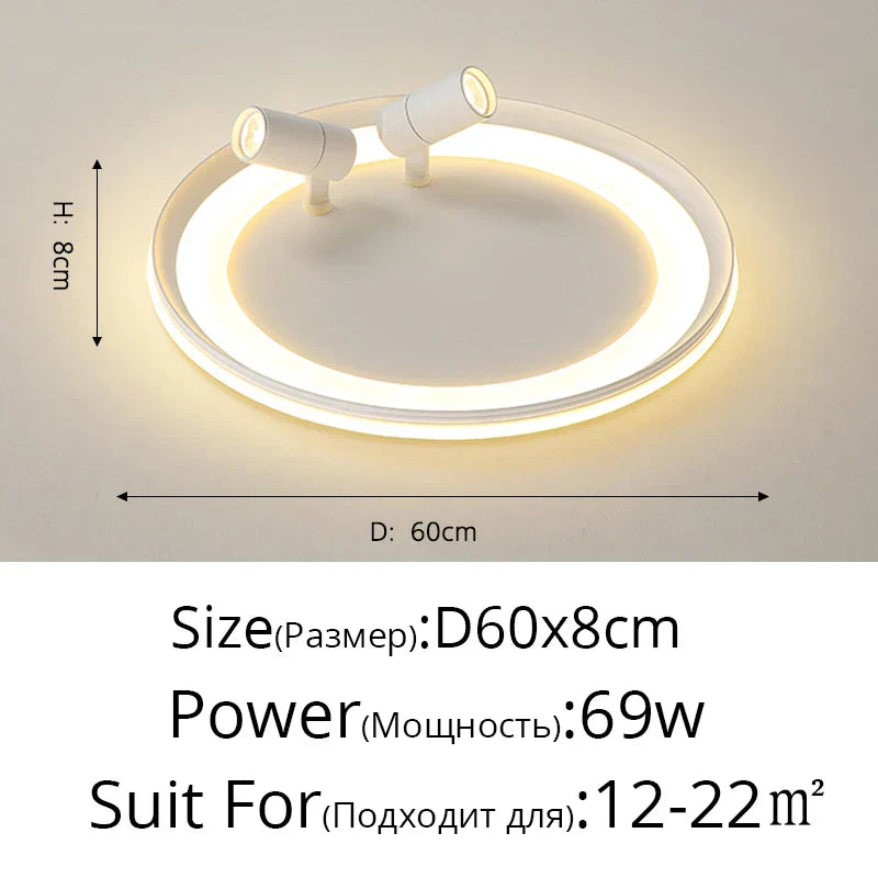 Gold LED Indoor Chandelier 60cm Showroom Style