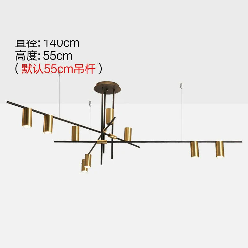 Gold Modern Art Chandelier