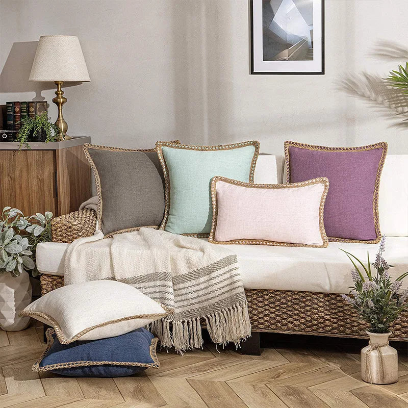 Cotton Linen Cushion Cover