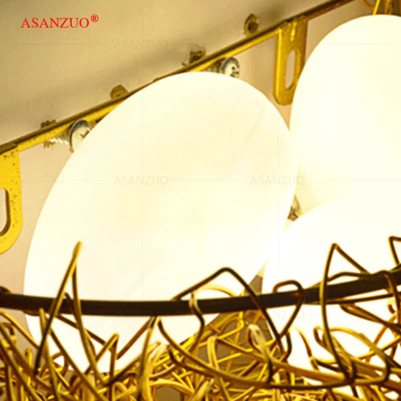 DecorBites™ Birds Nest Wall Lamp | 3D Art Light Fixture for Children Room & Living Room