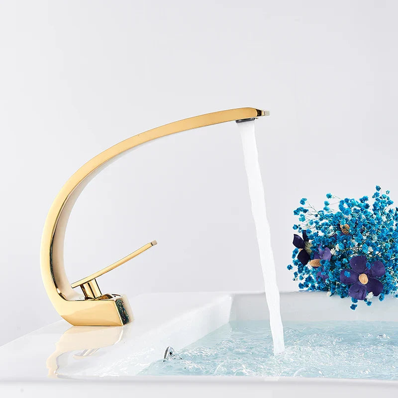 Black Chrome Basin Mixer