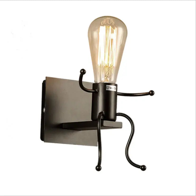 DecorBites™ Creative LED Wall Light Indoor Wall Sconce Modern Art Decor Iron E27