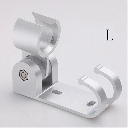 DecorBites™ Adjustable Aluminum Rain Head Holder for Shower - Wall Mounted, Rustproof Stand