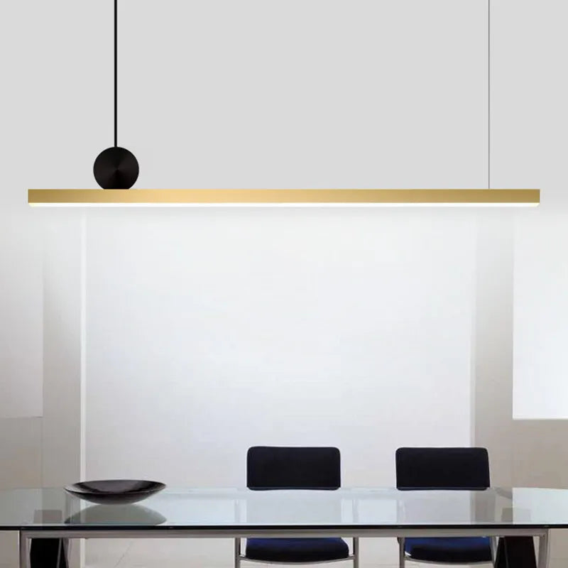 Gold Nordic Pendant Light Bar Island Style
