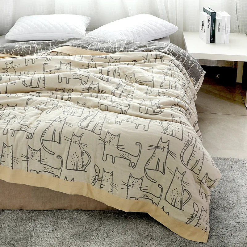 Cotton Bamboo Summer Blanket
