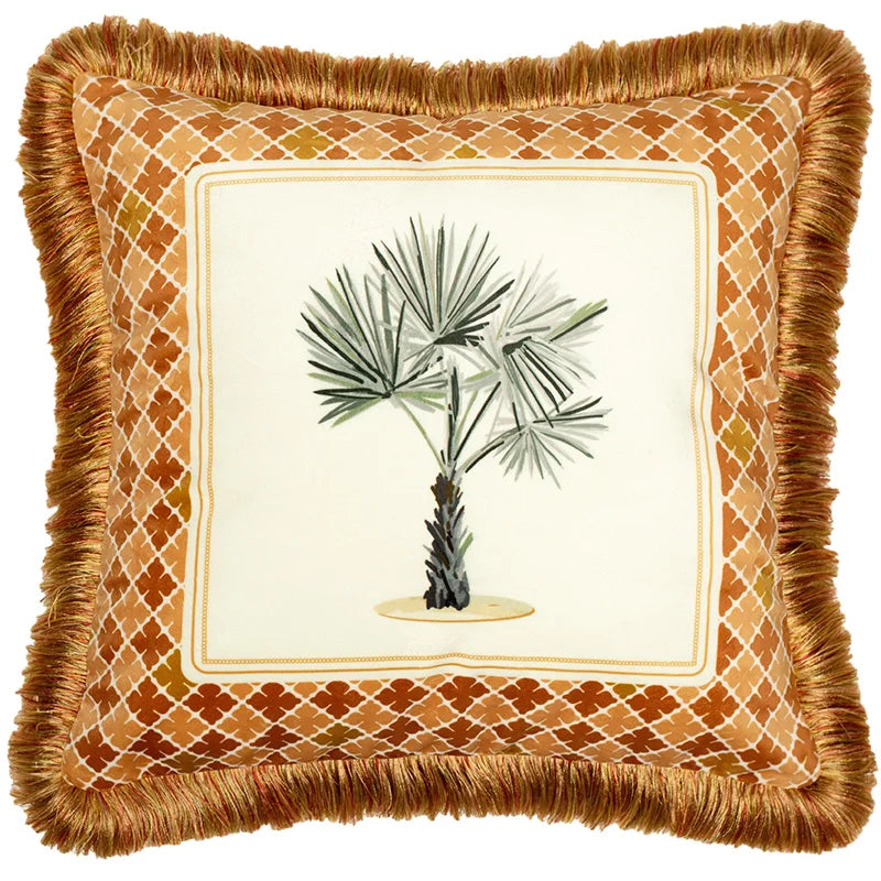 DecorBites™ Italian Retro Luxury Zebra Print Cushion Cover, 53x53cm