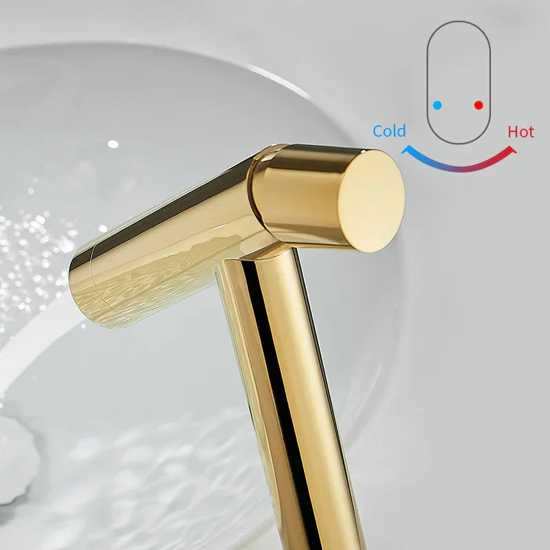 Gold Vintage Basin Faucet