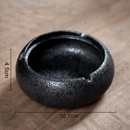 DecorBites™ Glazed Porcelain Ashtray: Stylish Desk Decoration & Gift for Boyfriend
