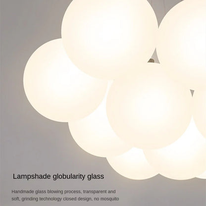 DecorBites™ Glass Ball LED Pendant Lights for Teen Room Decor