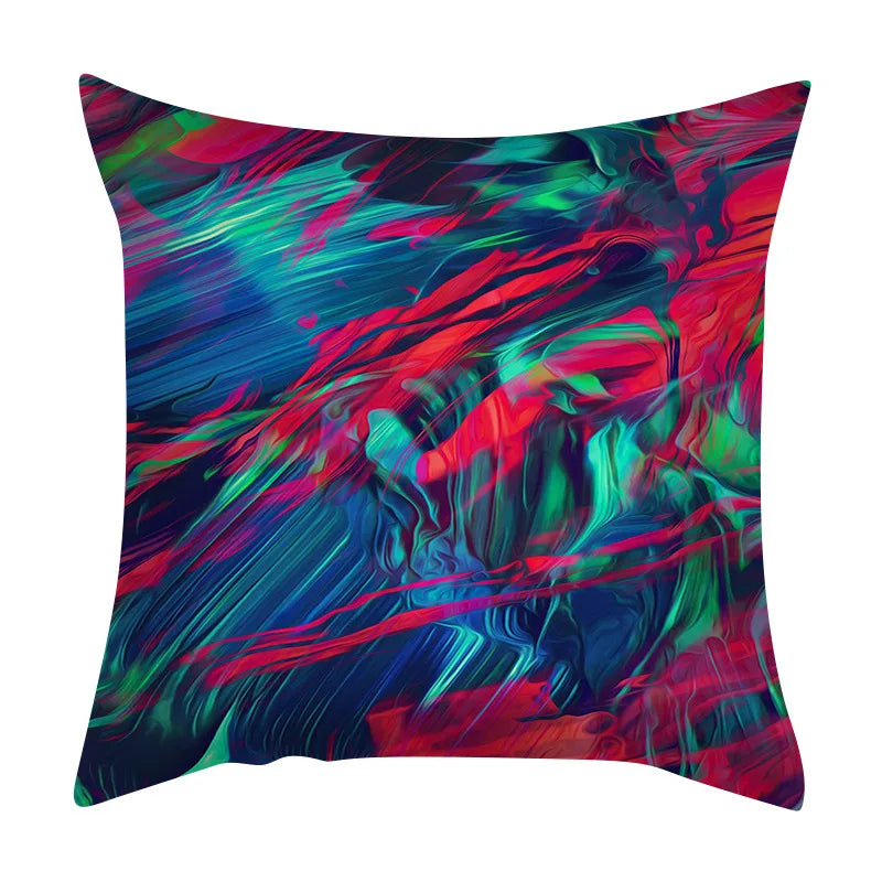 DecorBites™ Abstract Ink Marbling Cushion Cover - Sofa Car Seat Home Decoration