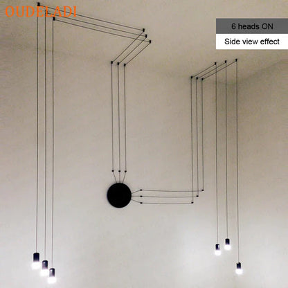 DecorBites™ Industrial Retro Wall Lamp Black LED Hanging Light