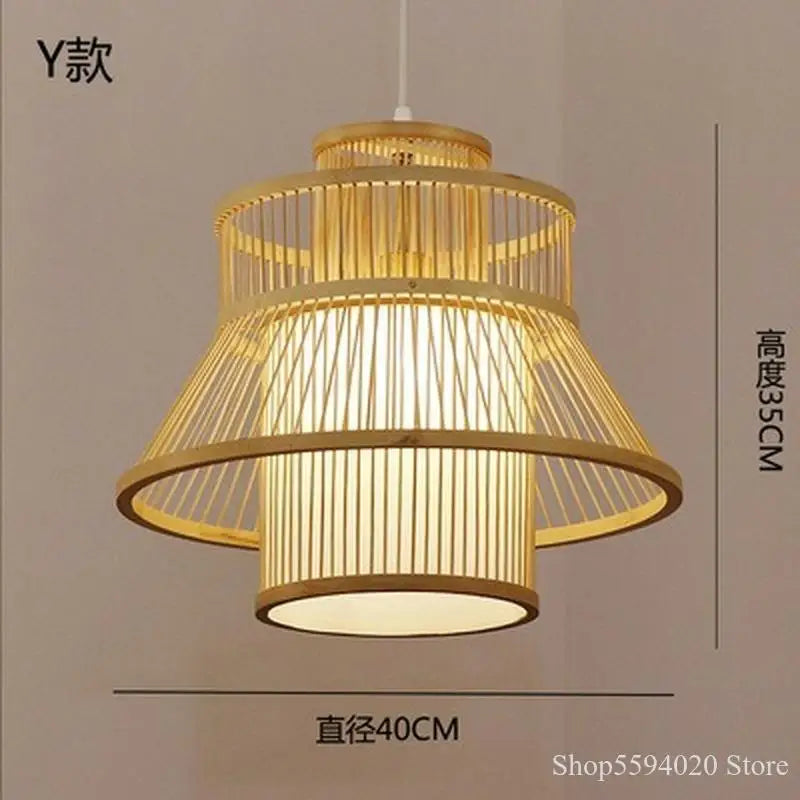 Bamboo Modern Chandelier Light