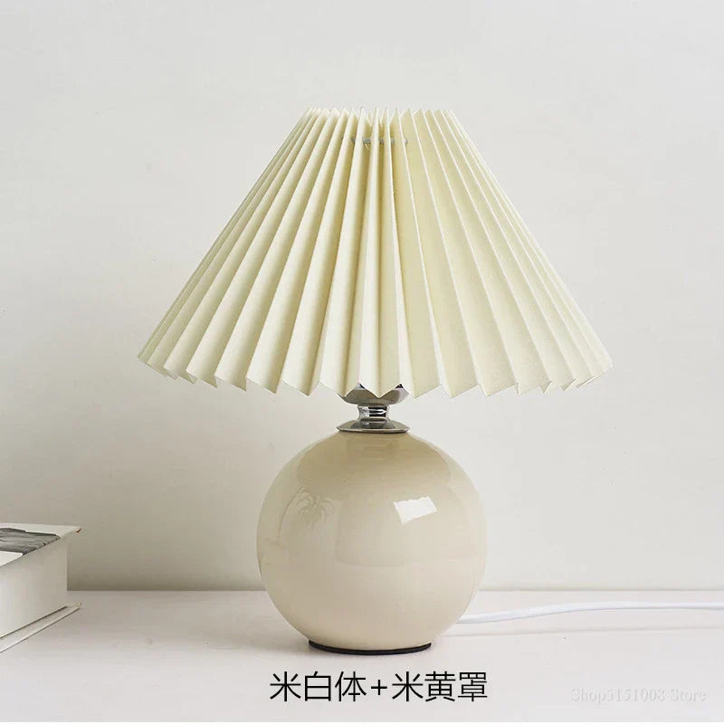 Ivory Ceramic Table Lamp