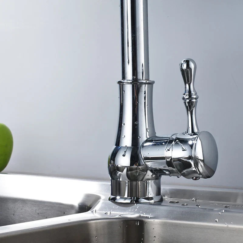 Bronze Rotating Kitchen Faucet