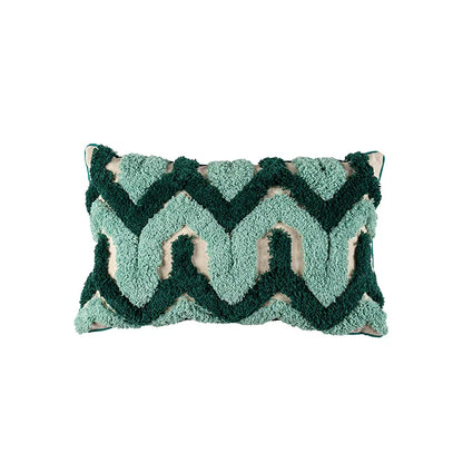 DecorBites™ Geometric Embroidery Tassel Cushion Case 45x45cm Home Decor Pillow Case