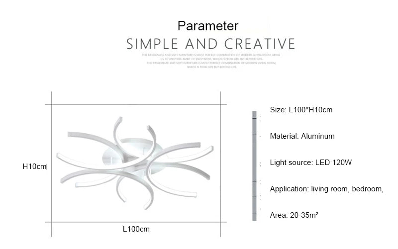 Led Chandelier Lights White Modern Ceiling Lamp Bedroom Circle Attic Living Dining Room Kitchen Interior Light Fixture