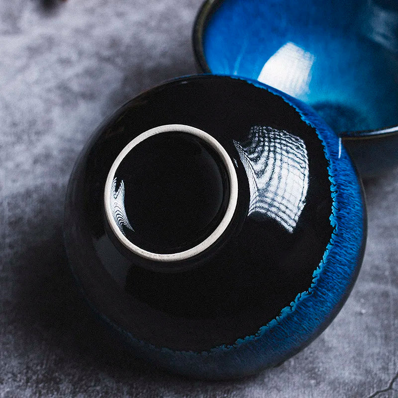 Blue Ceramic Tableware Set