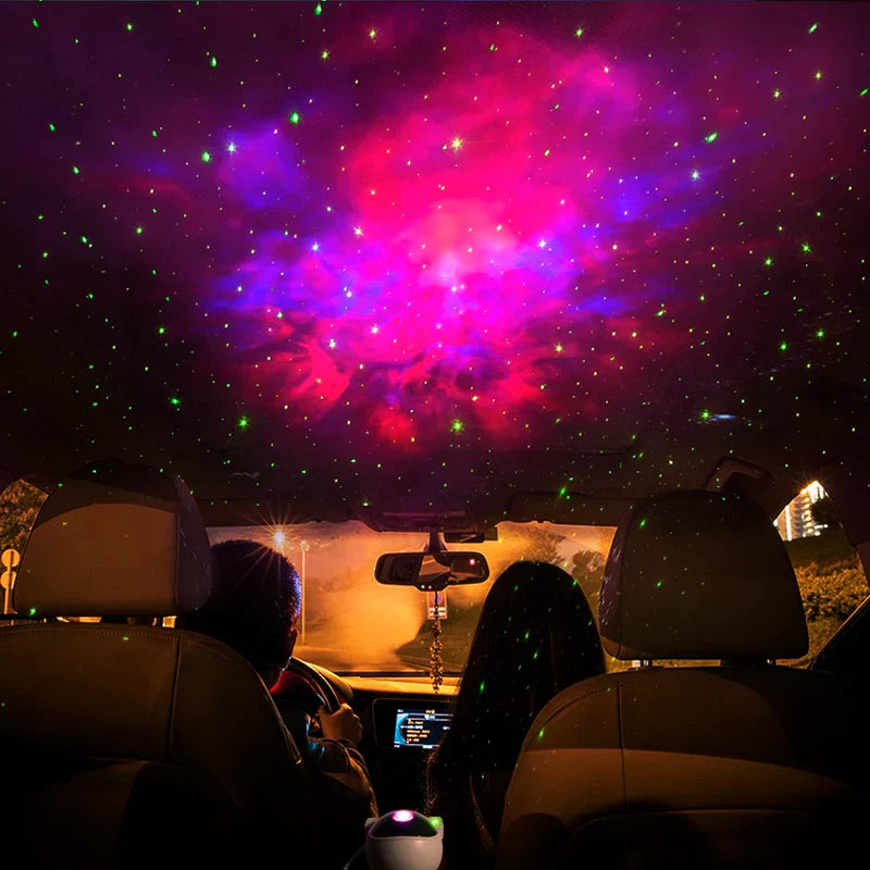 DecorBites™ Astronaut Sky Projector Nightlight: USB Bedroom Table Lamp & Home Decor