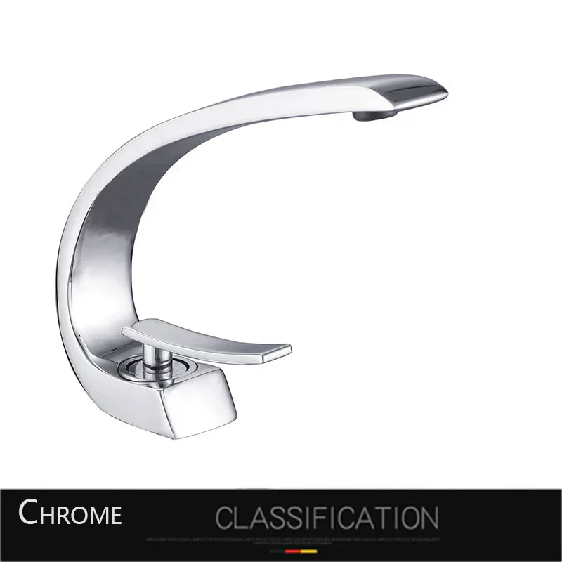 Black Chrome Basin Mixer