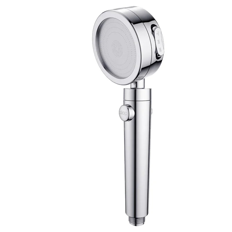 Plated Adjustable Shower Handle