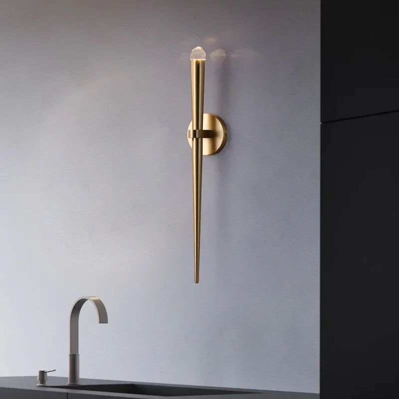 DecorBites™ Crystal Minimalist Wall Sconce Luxury Bedroom Light