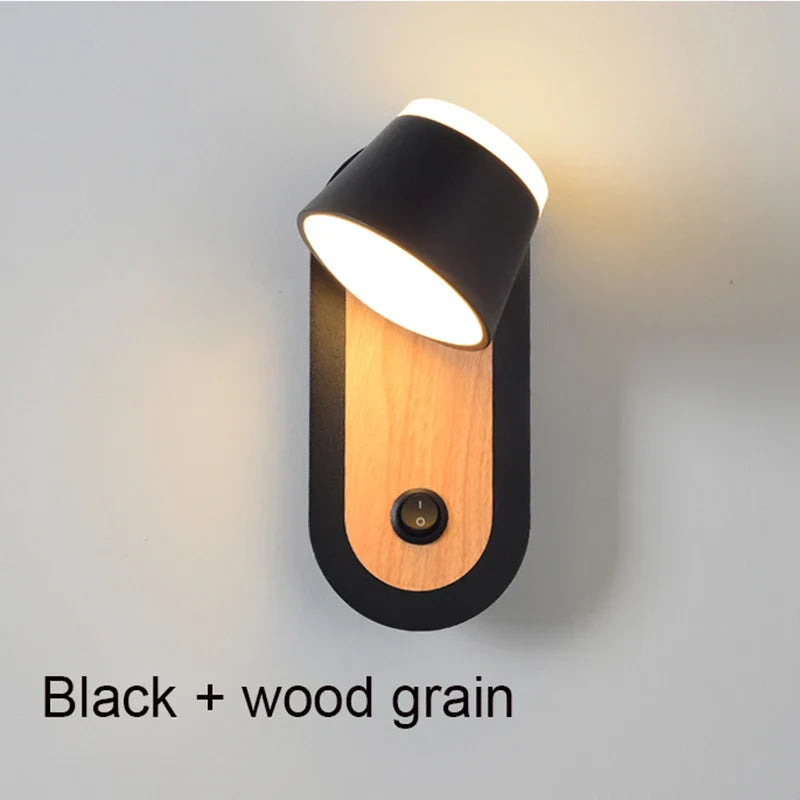 DecorBites™ Adjustable Wall Lamp: Modern & Creative LED Bedside Light for Living Room & Bedroom