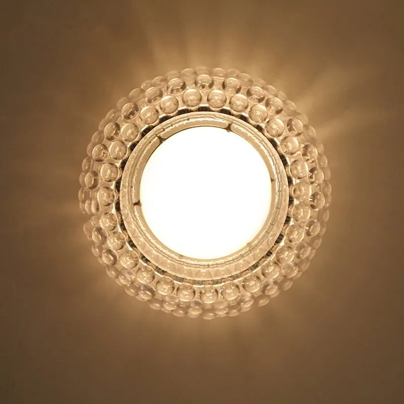 DecorBites™ Acrylic RS7 Bulb Pendant Lights Caboche Dia35/50/65CM Clear Gold Lamp