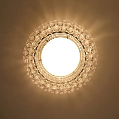 DecorBites™ Acrylic RS7 Bulb Pendant Lights Caboche Dia35/50/65CM Clear Gold Lamp