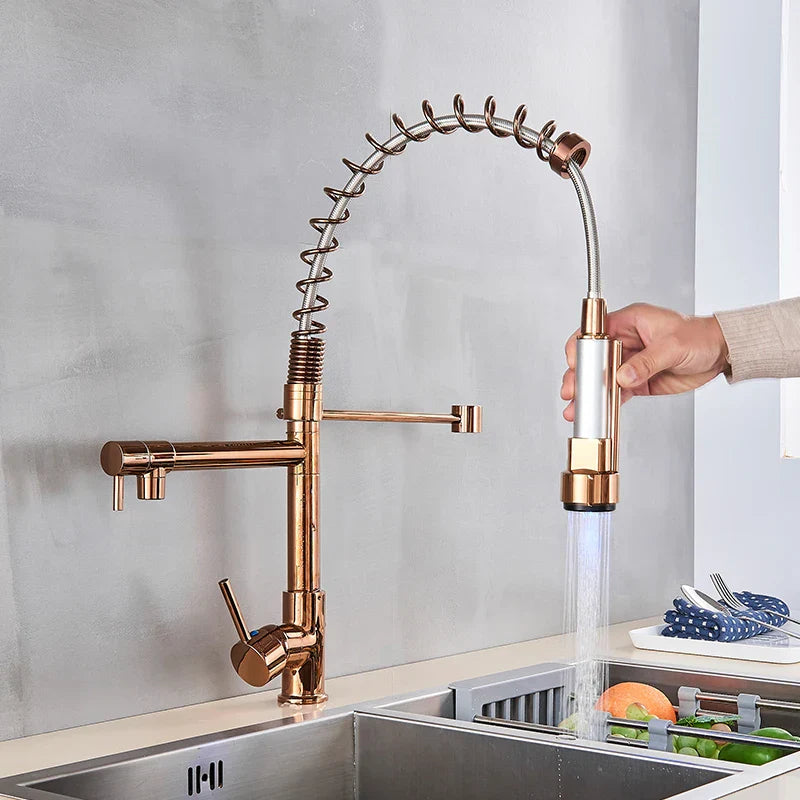 Rose Gold Kitchen Faucet