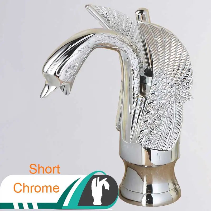 Gold Single Handle Faucet Deck Mount Design