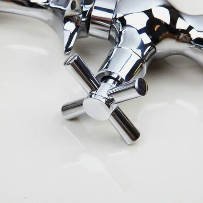 DecorBites™ Dolphin Shape 2-Handle Basin Faucet, Polished Chrome Finish