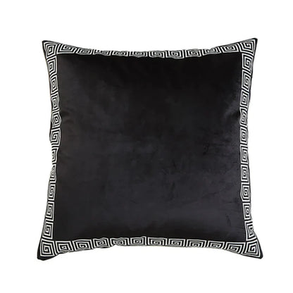 DecorBites™ Intersecting Geometric Velvet Printed Cushion Cover - Modern Nordic Sofa Decor 50x50cm