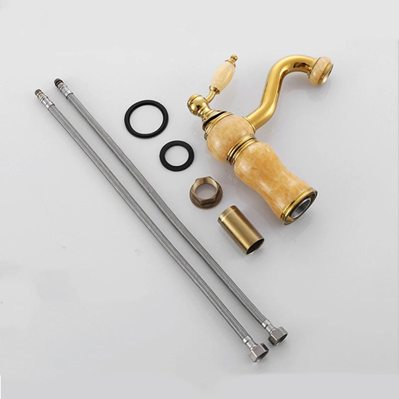 Brass Waterfall Bathroom Faucet