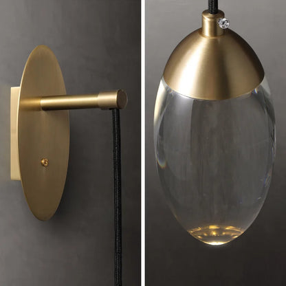DecorBites™ Crystal LED Wall Light: Modern Luxury Nordic Home Lighting for Bedroom, Stair, Beside Lamp