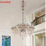 Crystal Stair Chandelier 15 Arms